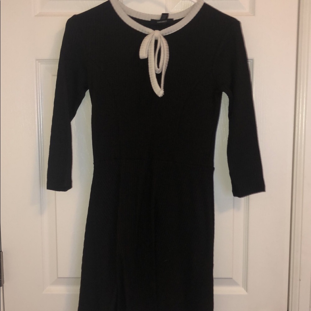 Black mini dress